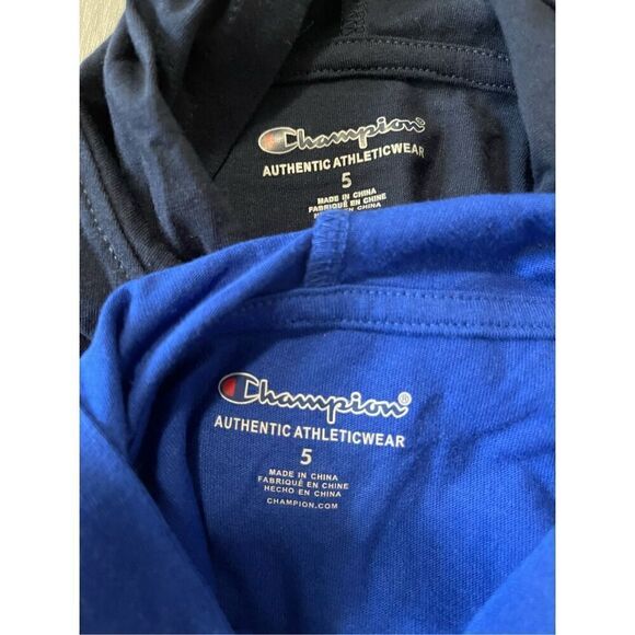 NWT Champion long sleeve hooded t-shirt bundle Size 5 - Picture 5 of 5